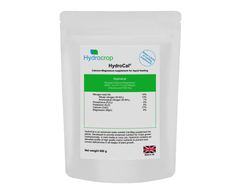 Hydrocrop HydroCal soluble powder hydroponic calmag supplement